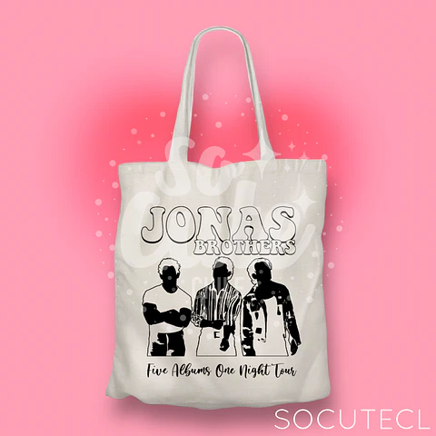 TOTE BAG JONAS BROTHERS ONE NIGHT