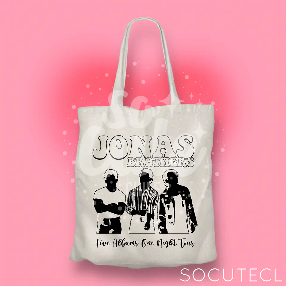 TOTE BAG JONAS BROTHERS ONE NIGHT 1