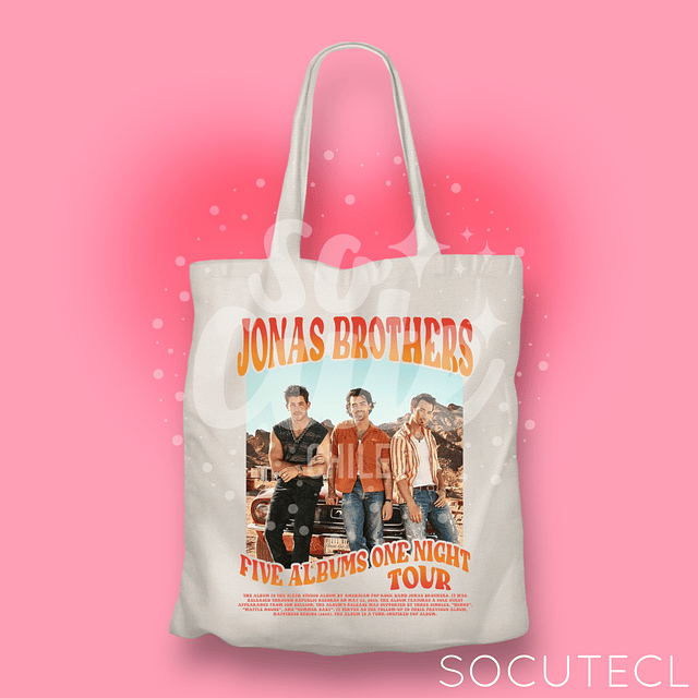 TOTE BAG JONAS BROTHERS 