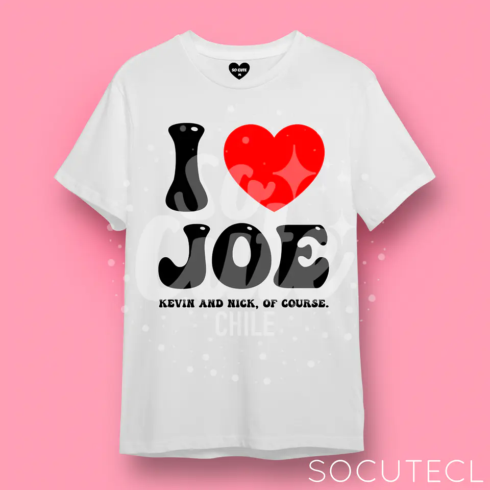 POLERA JONAS BROTHERS I LOVE JOE 1