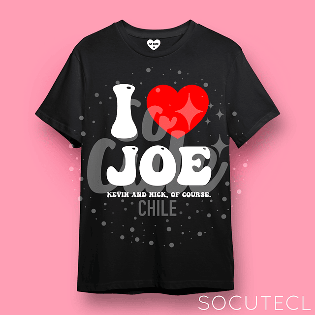 POLERA JONAS BROTHERS I LOVE JOE