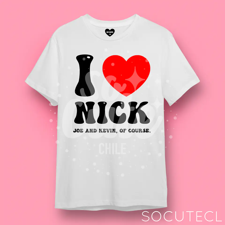 POLERA JONAS BROTHERS I LOVE NICK 1