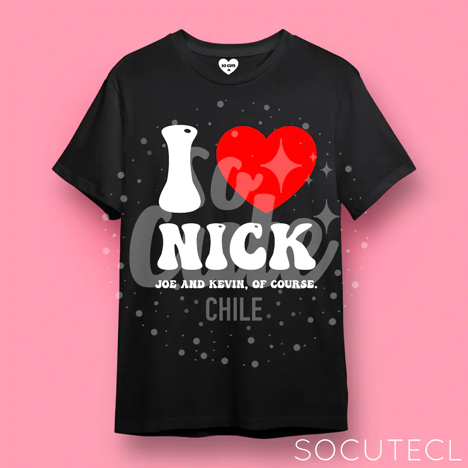 POLERA JONAS BROTHERS I LOVE NICK 2