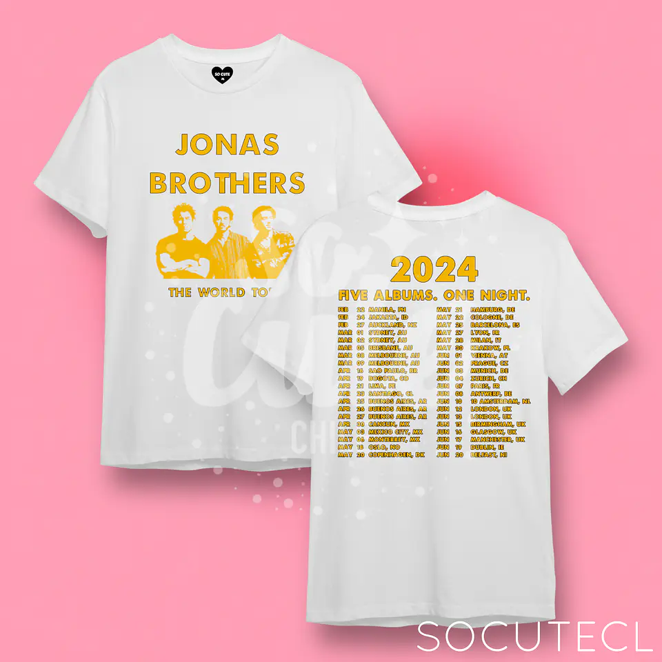 POLERA JONAS BROTHERS 2