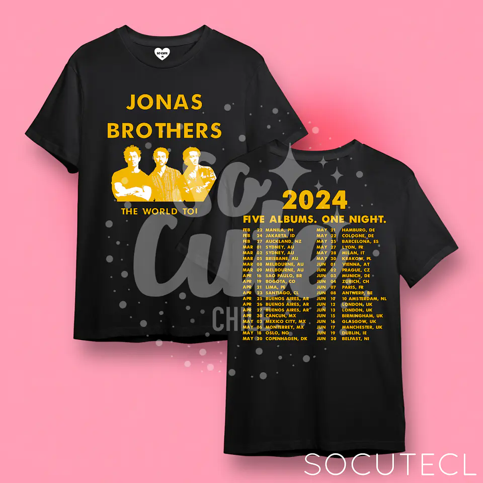 POLERA JONAS BROTHERS 4