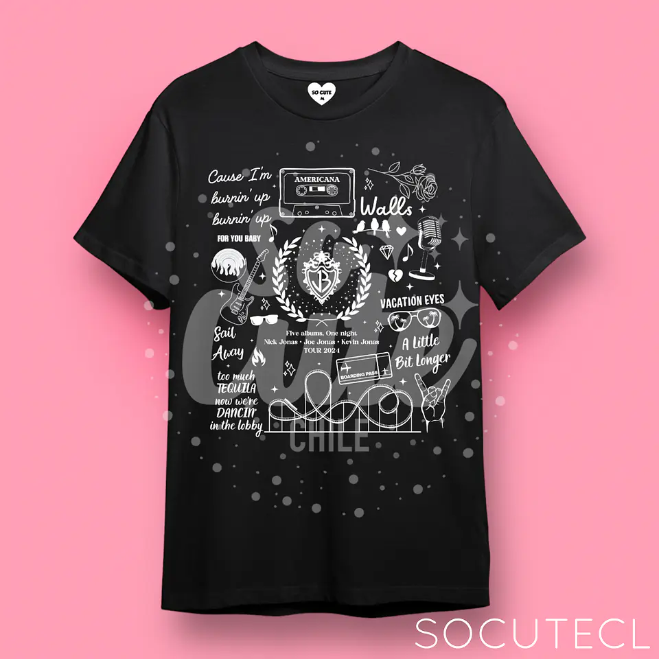 POLERA JONAS BROTHERS 2