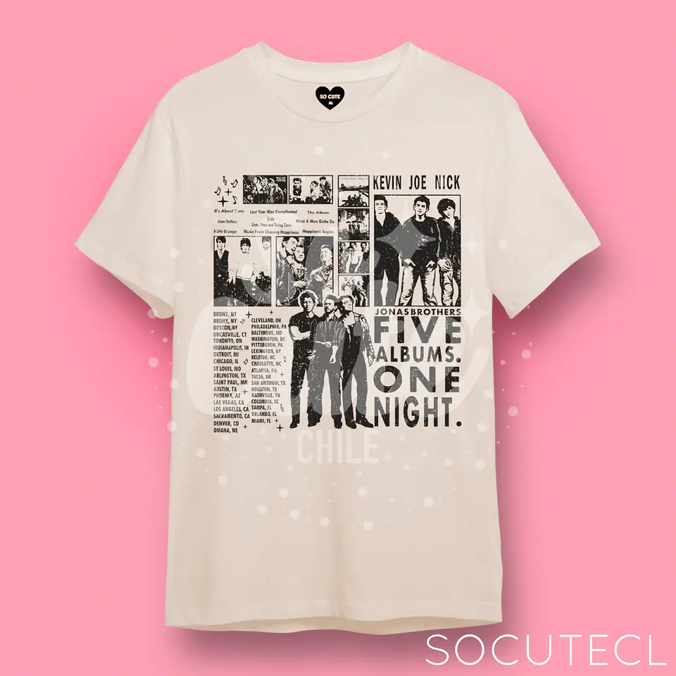 POLERA JONAS BROTHERS 2