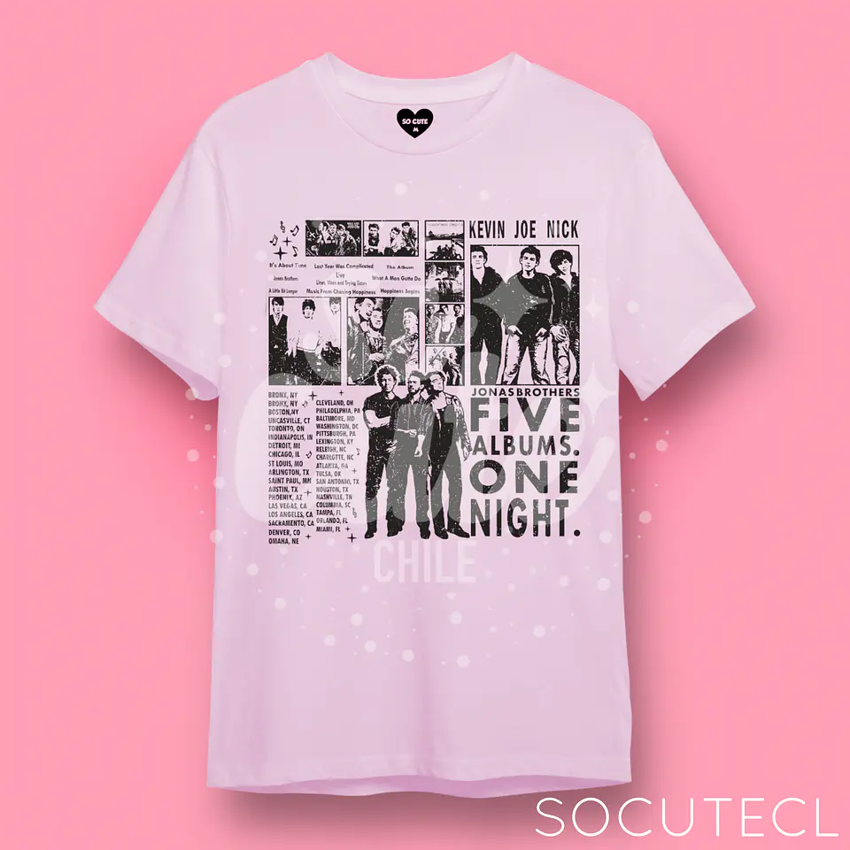 POLERA JONAS BROTHERS 3