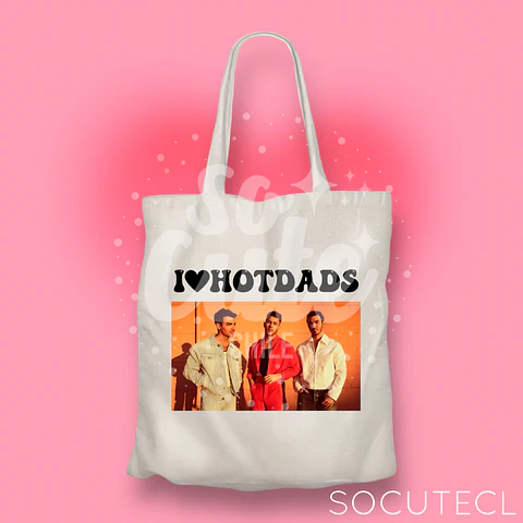 TOTE BAG JONAS BROTHERS I LOVE HOTDADS