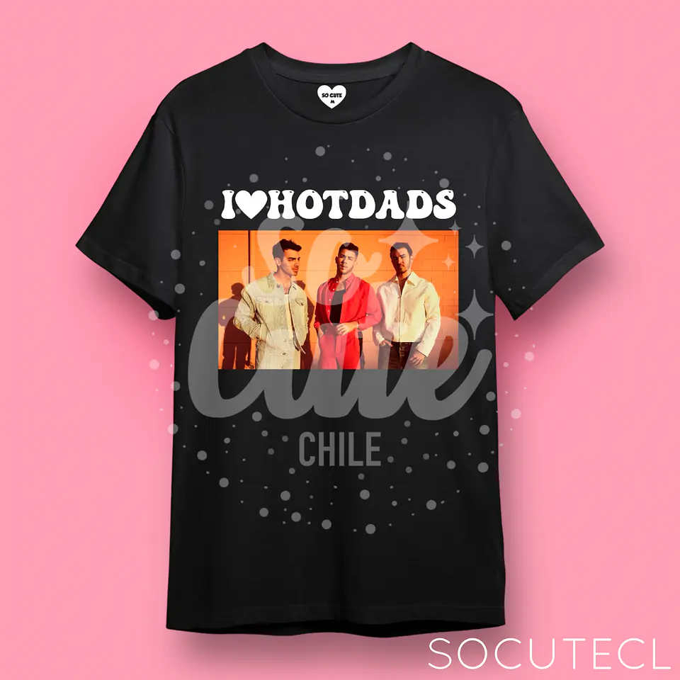 POLERA JONAS BROTHERS I LOVE HOTDADS 2
