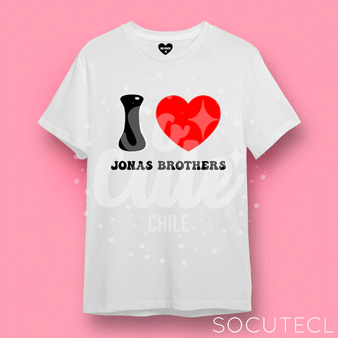 POLERA I LOVE JONAS BROTHERS