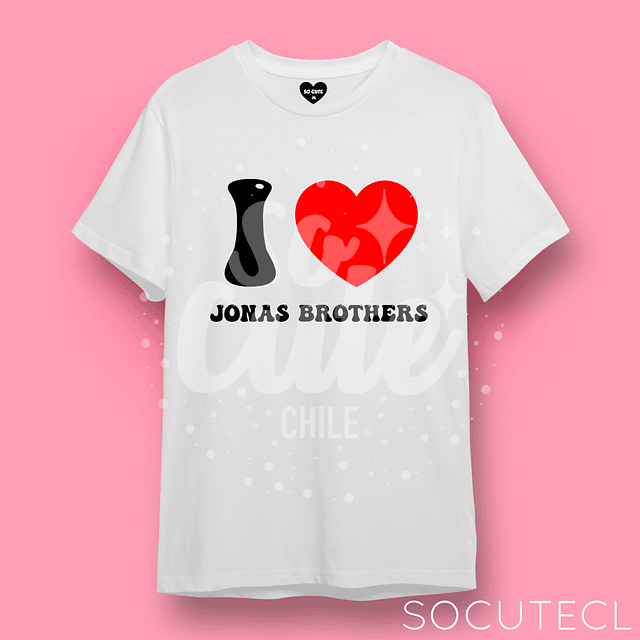 POLERA I LOVE JONAS BROTHERS