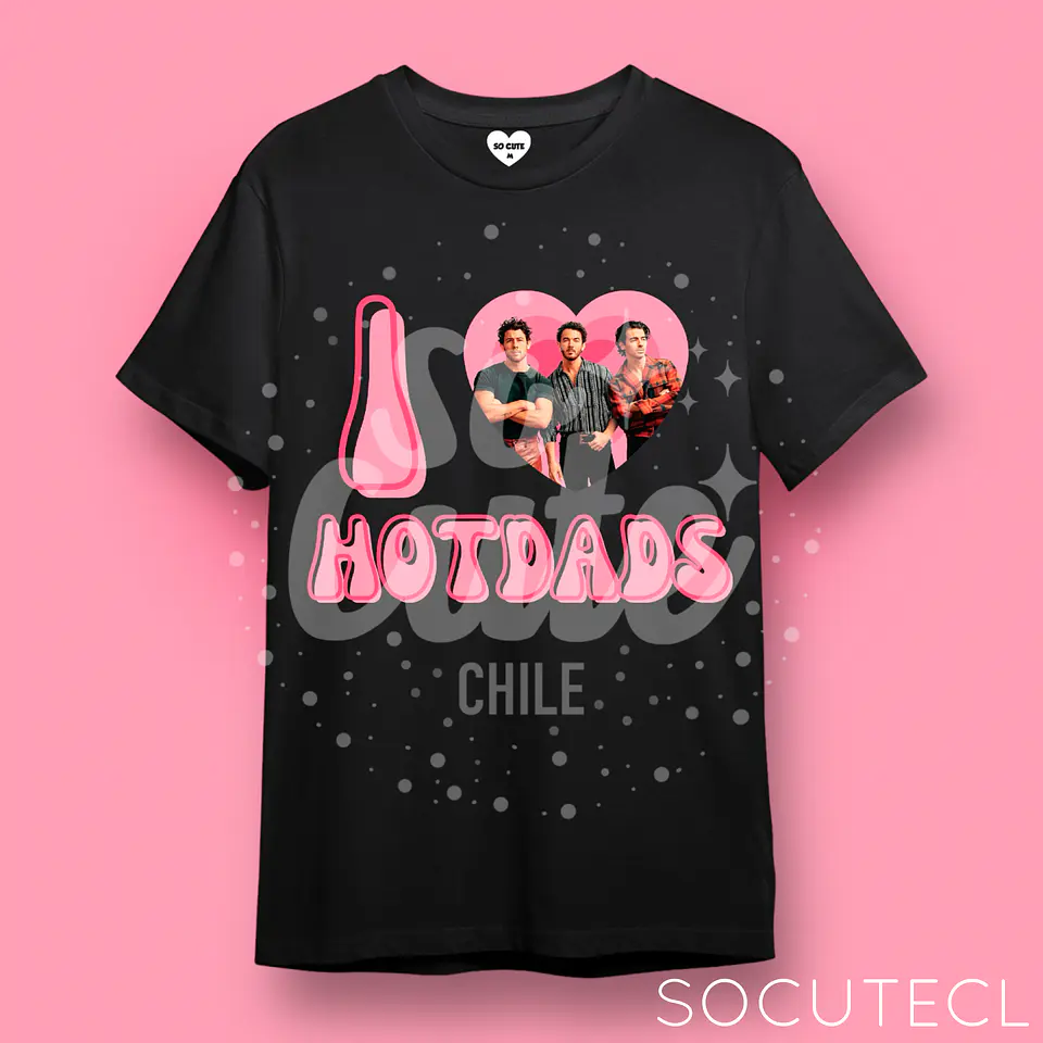 POLERA/POLERON JONAS BROTHERS I LOVE HOTDADS 1