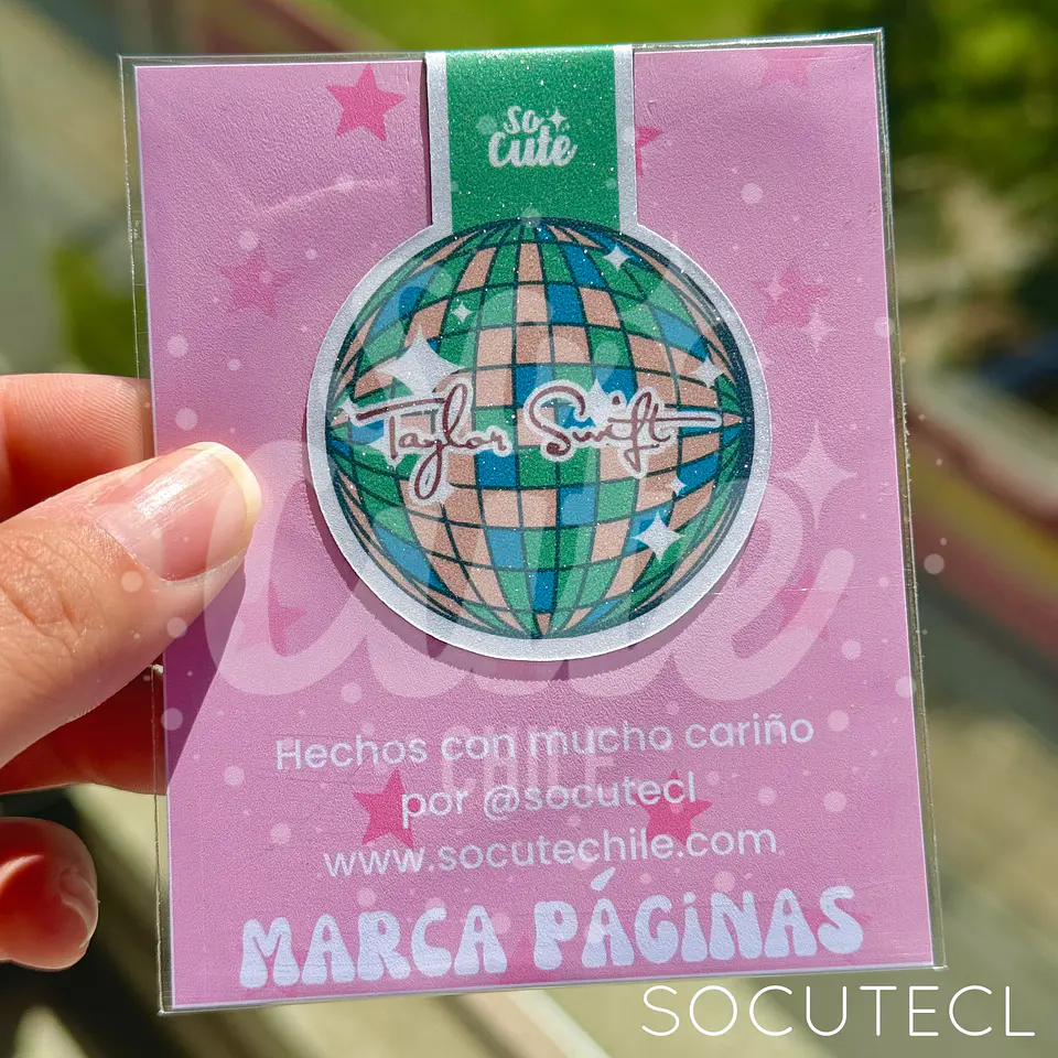 MARCAPÁGINAS IMANTADOS MIRRORBALL 2