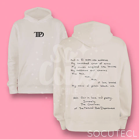 POLERON BEIGE TTPD TAYLOR SWIFT (THE TORTURED POETS DEPARMENT)