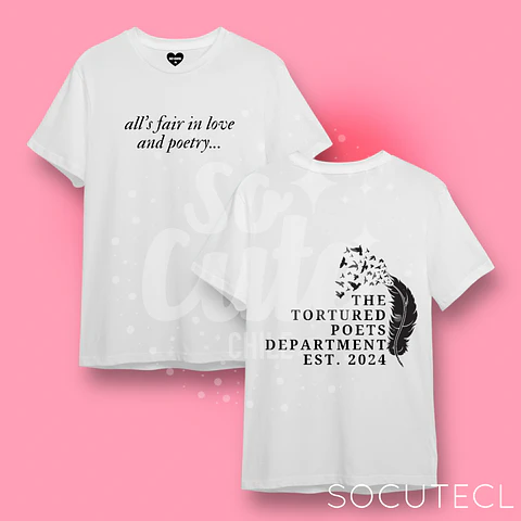 POLERA TAYLOR SWIFT TTPD (THE TORTURED POETS DEPARMENT)