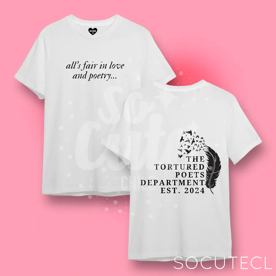 POLERA TAYLOR SWIFT TTPD (THE TORTURED POETS DEPARMENT) 1
