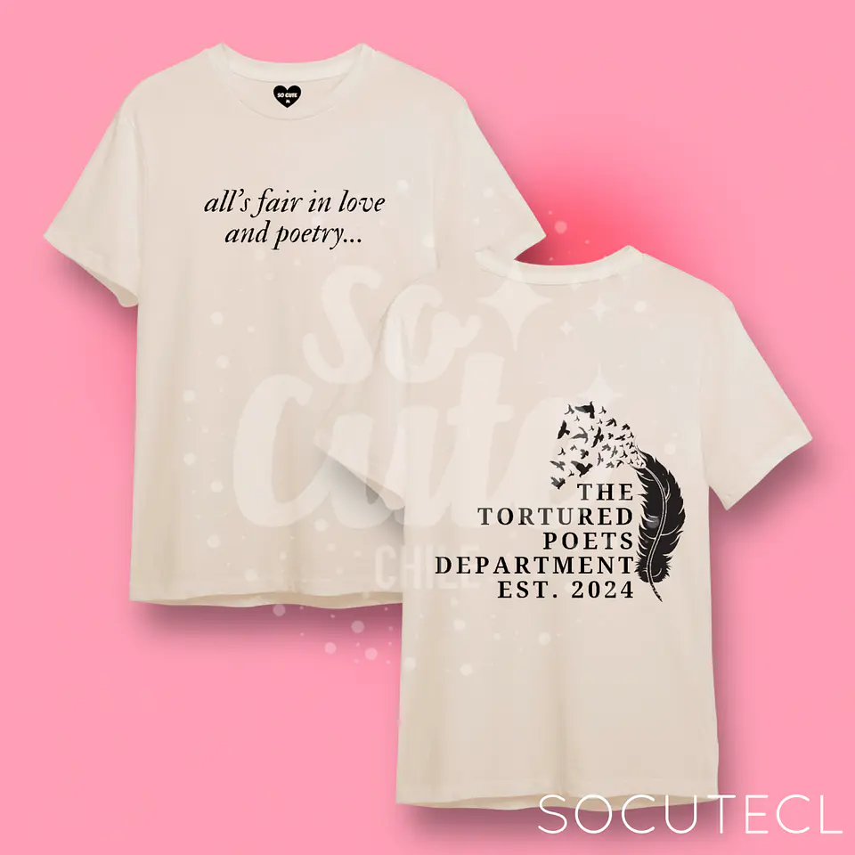POLERA TAYLOR SWIFT TTPD (THE TORTURED POETS DEPARMENT) 3