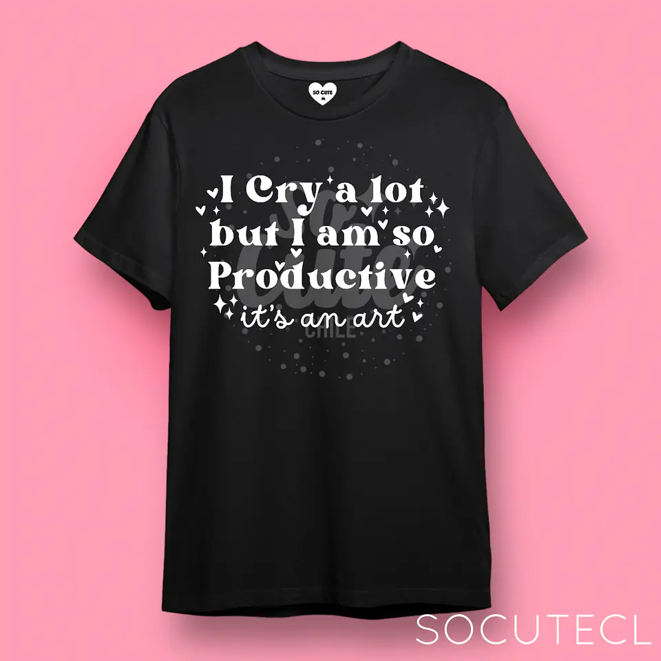 POLERA TAYLOR SWIFT I CRY A LOT BUT I AM SO PRODUCTIVE, IT’S AN ART TTPD (THE TORTURED POETS DEPARMENT) 4