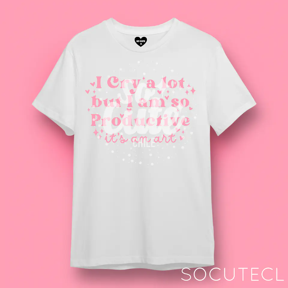 POLERA TAYLOR SWIFT I CRY A LOT BUT I AM SO PRODUCTIVE, IT’S AN ART TTPD (THE TORTURED POETS DEPARMENT) 9