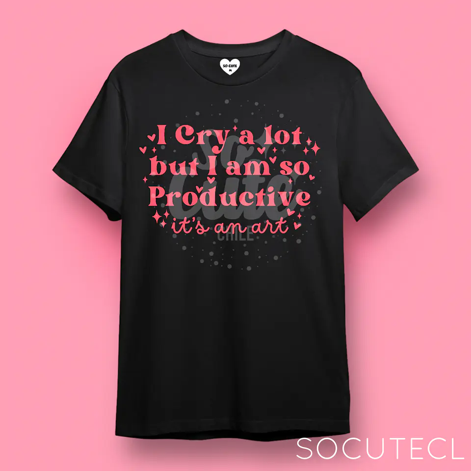 POLERA TAYLOR SWIFT I CRY A LOT BUT I AM SO PRODUCTIVE, IT’S AN ART TTPD (THE TORTURED POETS DEPARMENT) 12