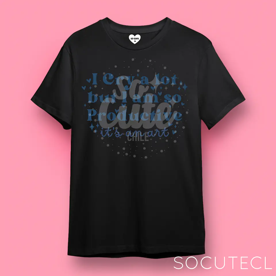 POLERA TAYLOR SWIFT I CRY A LOT BUT I AM SO PRODUCTIVE, IT’S AN ART TTPD (THE TORTURED POETS DEPARMENT) 14