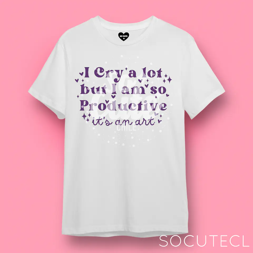 POLERA TAYLOR SWIFT I CRY A LOT BUT I AM SO PRODUCTIVE, IT’S AN ART TTPD (THE TORTURED POETS DEPARMENT) 15