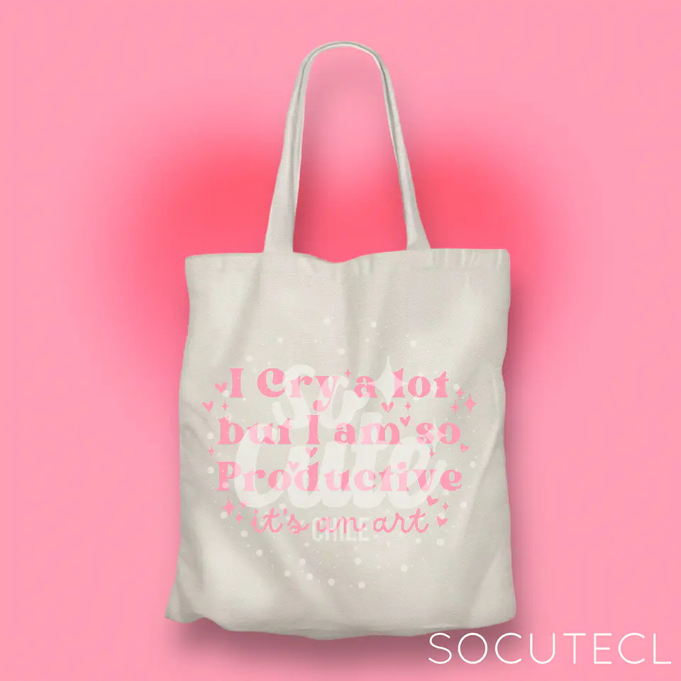 TOTE BAG  I CRY A LOT BUT I AM SO PRODUCTIVE, IT’S AN ART TTPD (THE TORTURED POETS DEPARMENT) 5