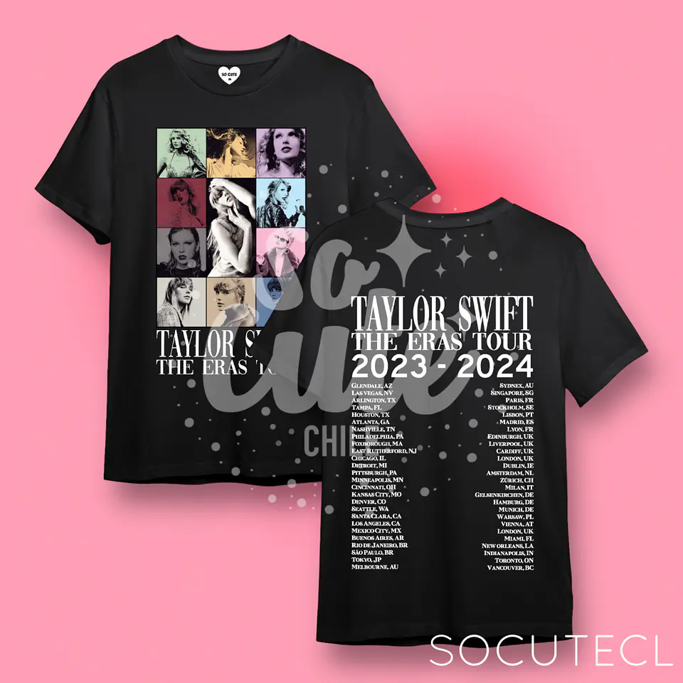 POLERA TAYLOR SWIFT THE ERAS TOUR 2024 2