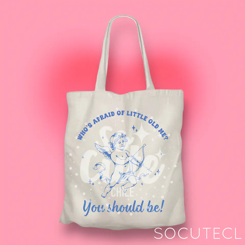 TOTE BAG TAYLOR SWIFT WHO’S AFRAID OF LITTLE OLD ME? YOU SHOULD BE! 1