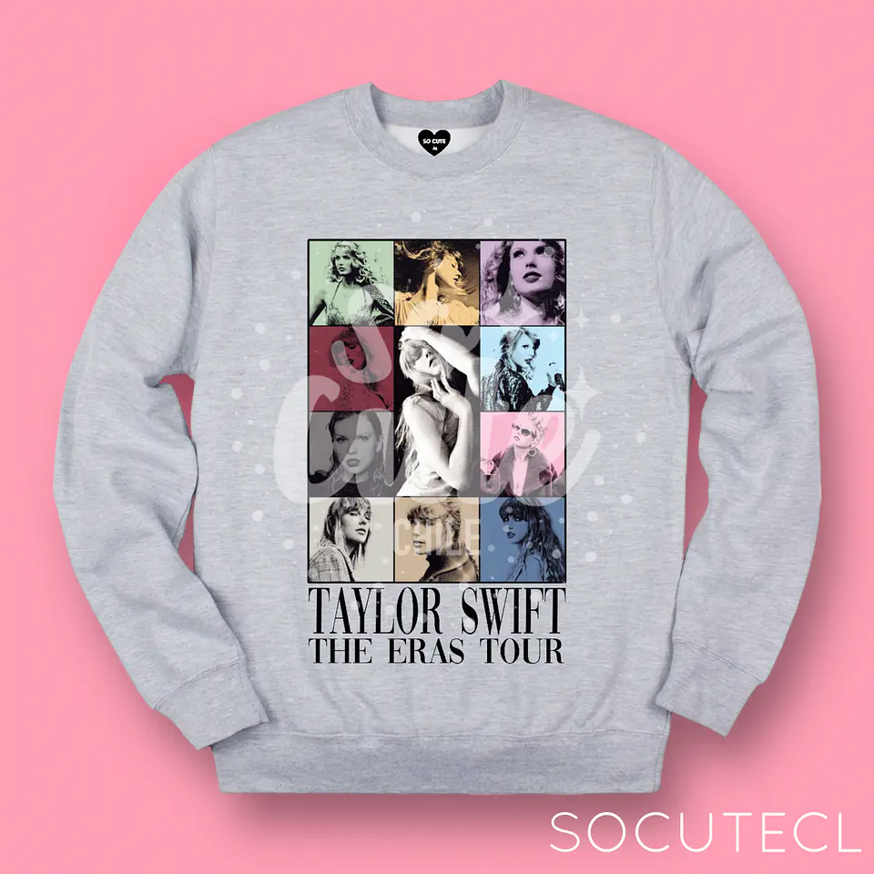 POLERON POLO/CREWNECK GRIS TAYLOR SWIFT THE ERAS TOUR 1