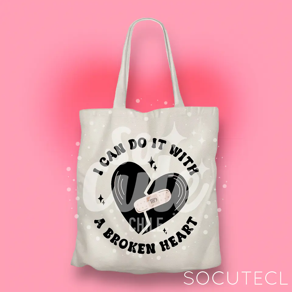 TOTE BAG BROKEN HEART 1