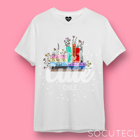POLERA TAYLOR SWIFT ALBUM BOOKS 3