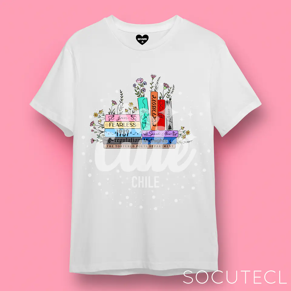 POLERA TAYLOR SWIFT ALBUM BOOKS 3 1