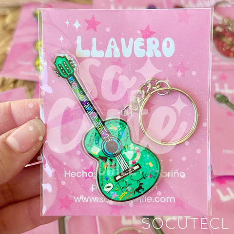 LLAVERO GUITARRAS ERAS 