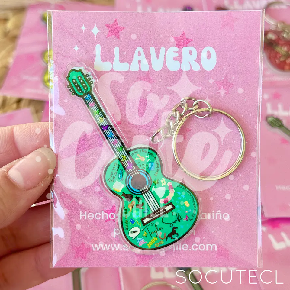 LLAVERO GUITARRAS ERAS  2