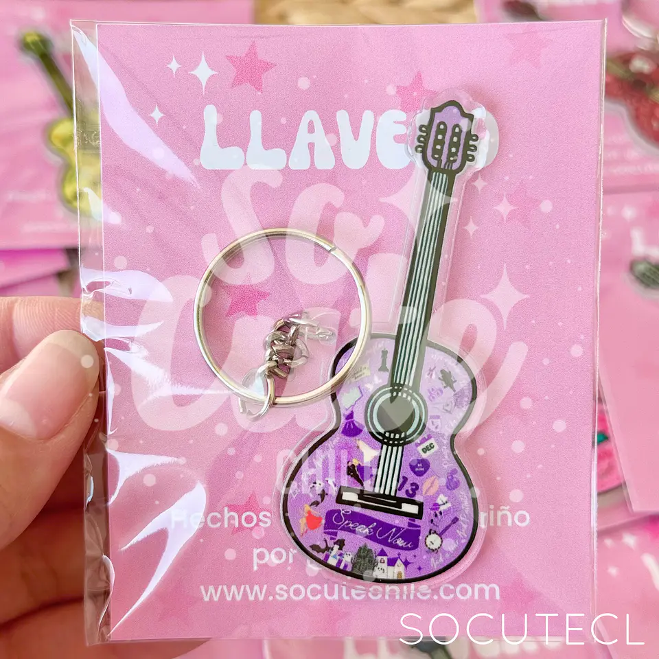 LLAVERO GUITARRAS ERAS  4