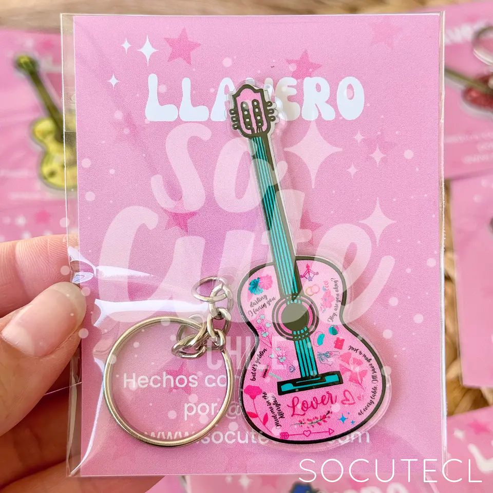 LLAVERO GUITARRAS ERAS  8