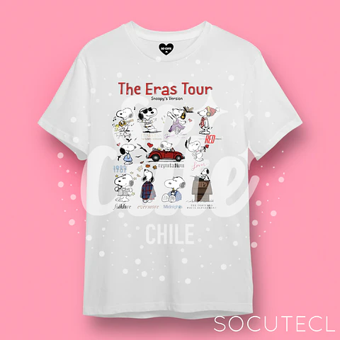 POLERA THE ERAS TOUR SNOOPY’S VERSION TAYLOR SWIFT