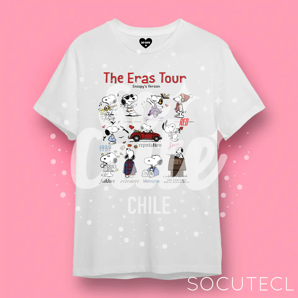 POLERA THE ERAS TOUR SNOOPY’S VERSION TAYLOR SWIFT 1