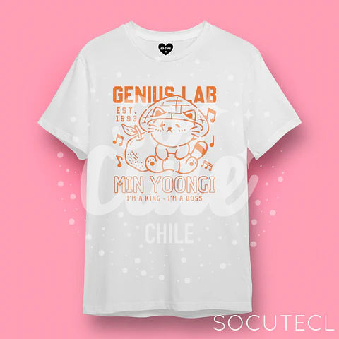POLERA GENIUS LAB MIN YOONGI / SUGA BTS