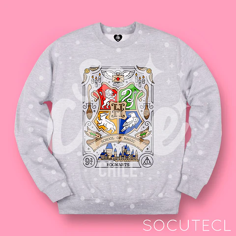 POLERON POLO / CREWNECK CASAS HOGWARTS