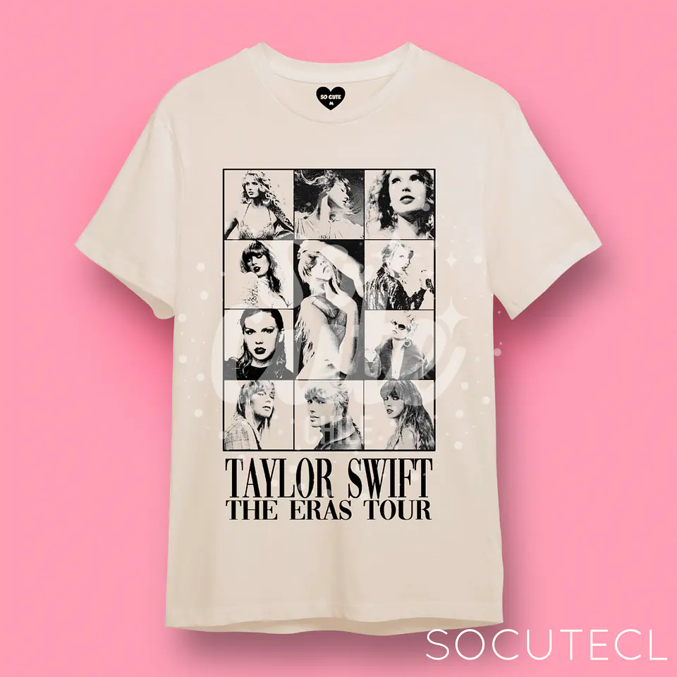 POLERA TAYLOR SWIFT THE ERAS TOUR COLOR CRUDO 5