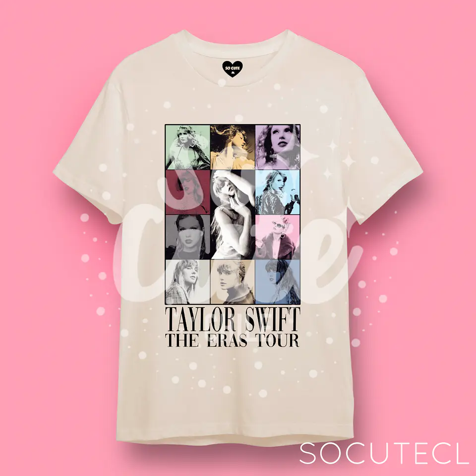 POLERA TAYLOR SWIFT THE ERAS TOUR COLOR CRUDO 7