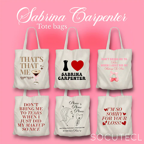 TOTE BAGS SABRINA CARPENTER