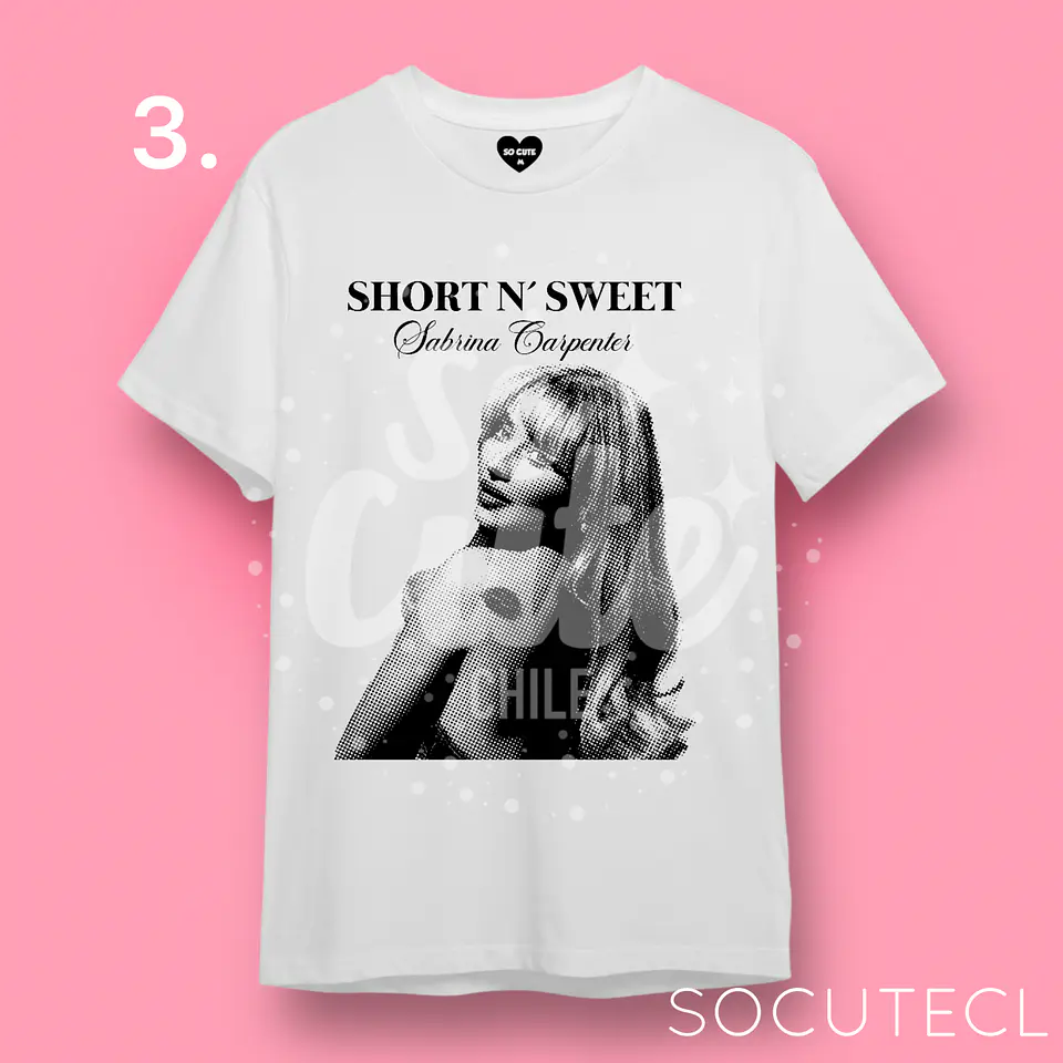 PARTE 2 POLERAS BLANCAS SABRINA CARPENTER 4