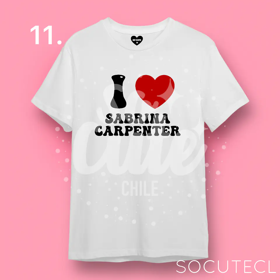 PARTE 2 POLERAS BLANCAS SABRINA CARPENTER 12