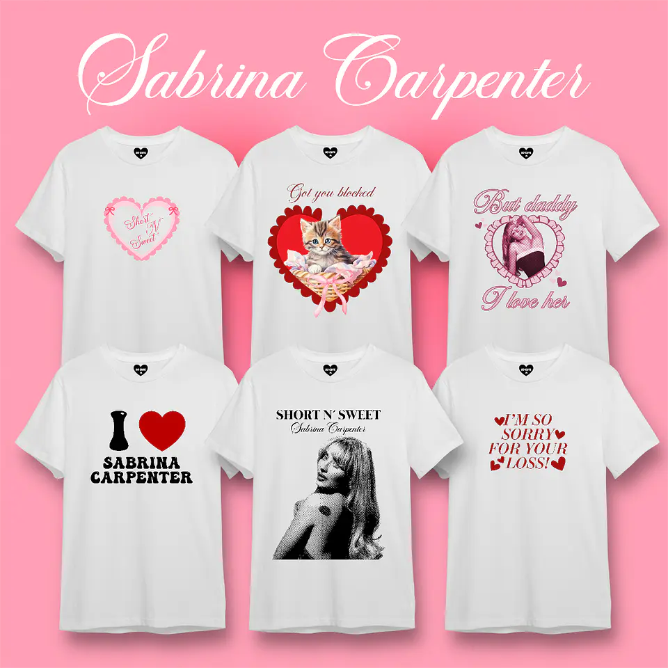 PARTE 2 POLERAS BLANCAS SABRINA CARPENTER 1