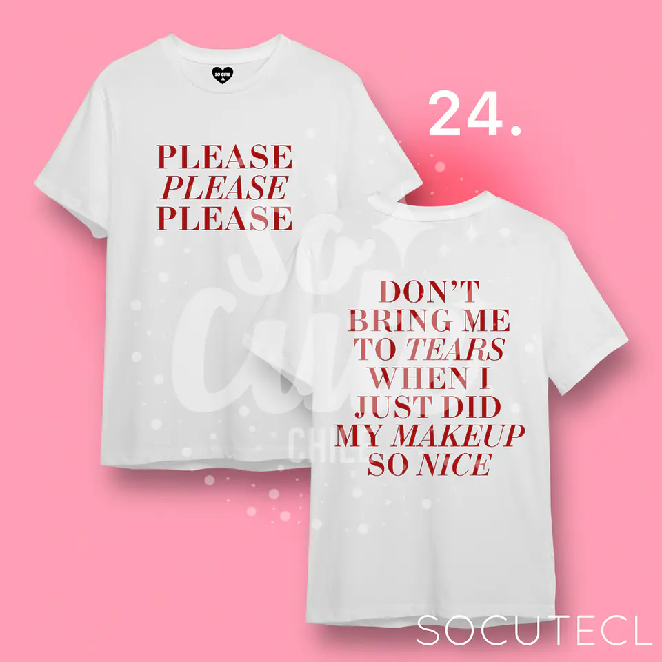 PARTE 1 POLERAS BLANCAS SABRINA CARPENTER 14