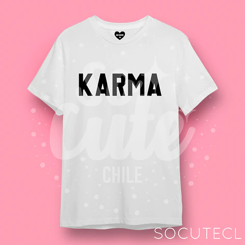 POLERA TAYLOR SWIFT FRASE KARMA